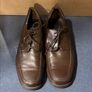 Bacco Bucci Dark Brown Leather Oxfords